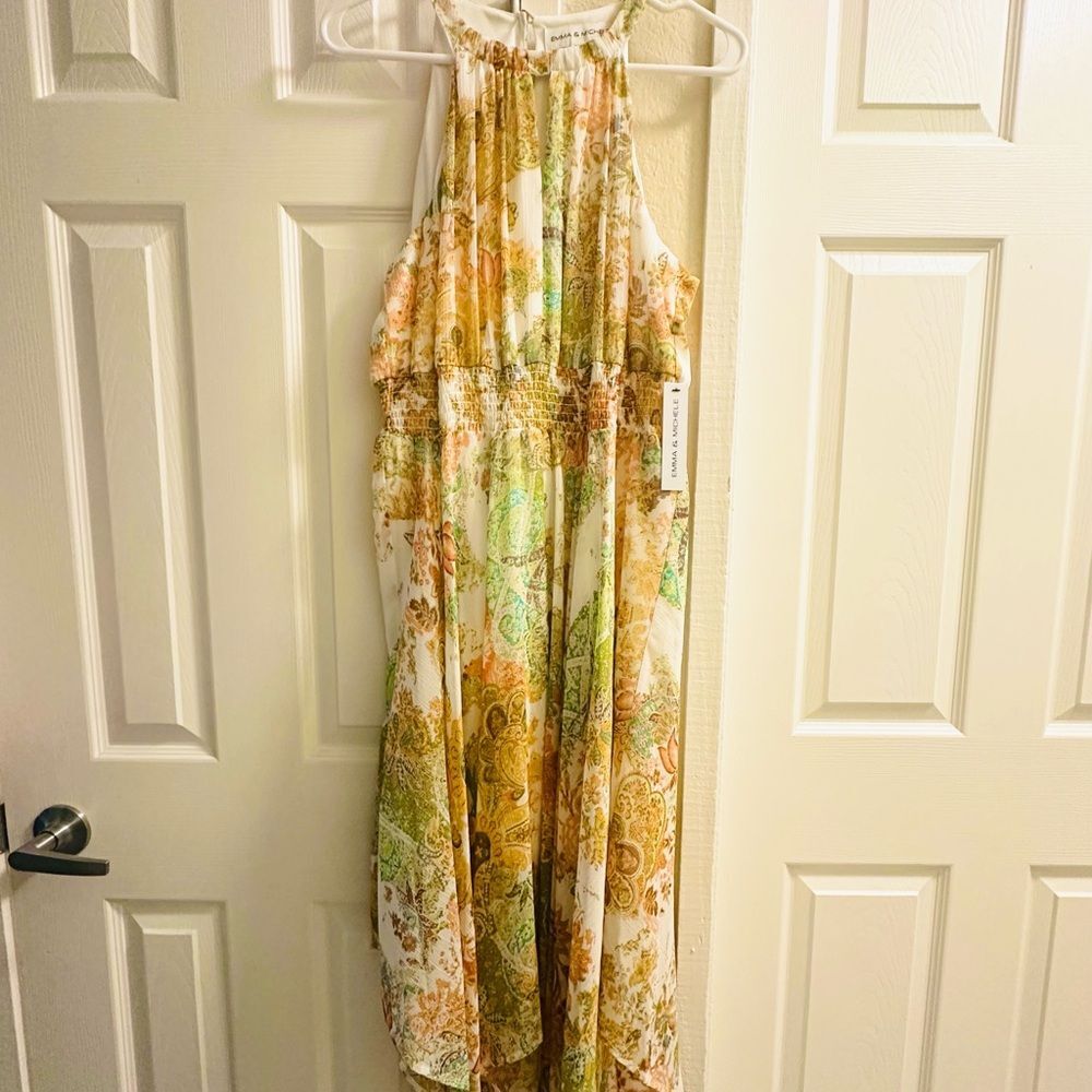 Emma & Michele chiffon dress - size L